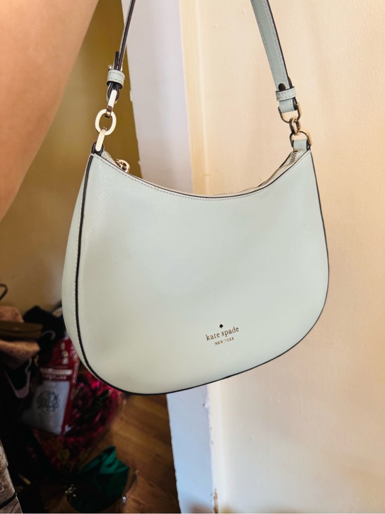 kate spade Handbags - kate spade Light Blue Pebbled Leather Shoulder Bag